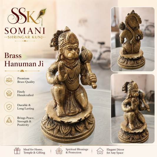 Brass Hanuman Ji Murti